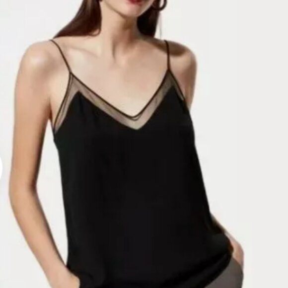 Aritzia Babaton Galen Mesh Camisole – Sleek & Elegant Wardrobe Staple - Picture 3 of 4